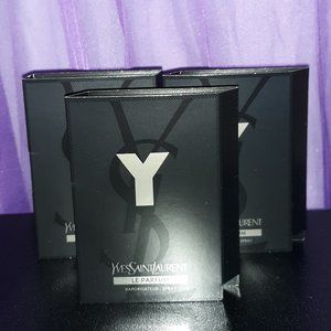 3 YSL Y Spray Samples 0.04 fl oz. Yves Saint Laure  *